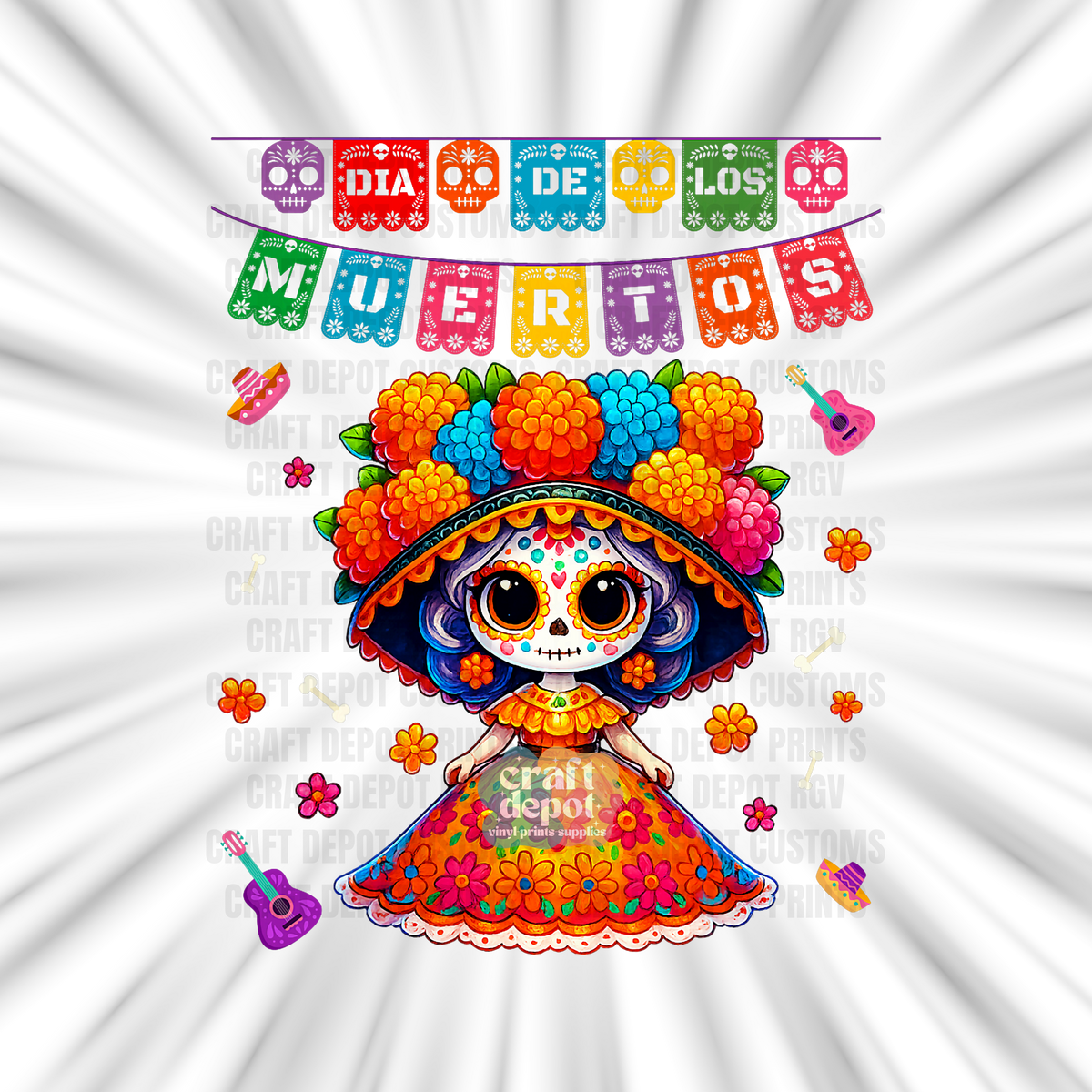 DTF PRINT-Catrina-Dia De Los Muertos-5
