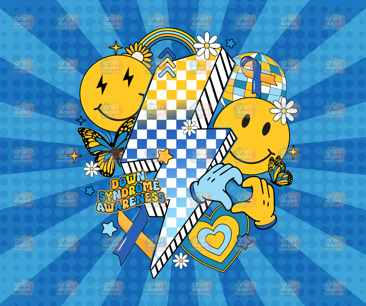 DTF PRINT-Down Syndrome Awareness
