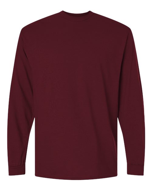 Gildan-Adult Long Sleeve-Maroon
