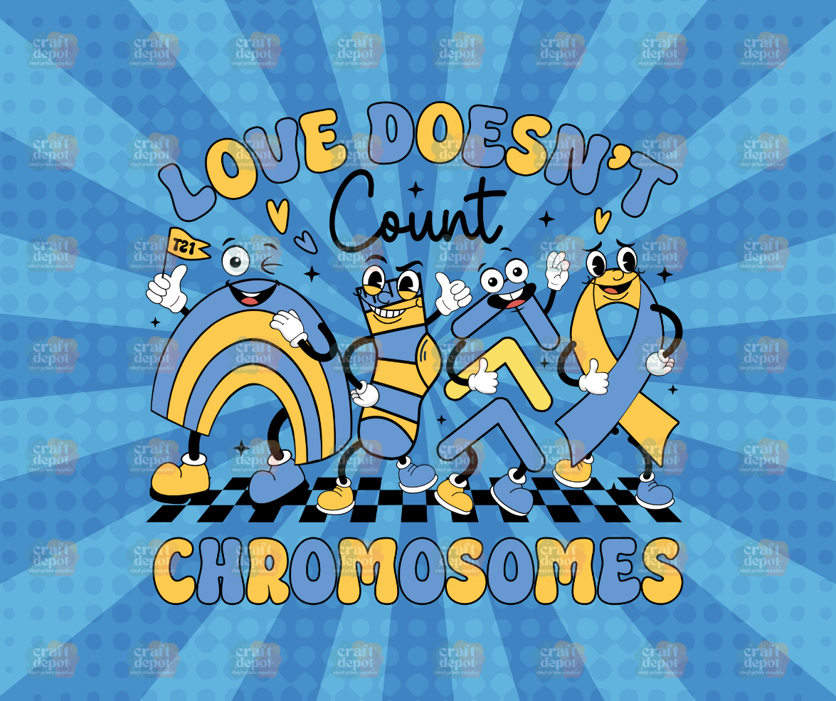 DTF PRINT-Down Syndrome Awareness