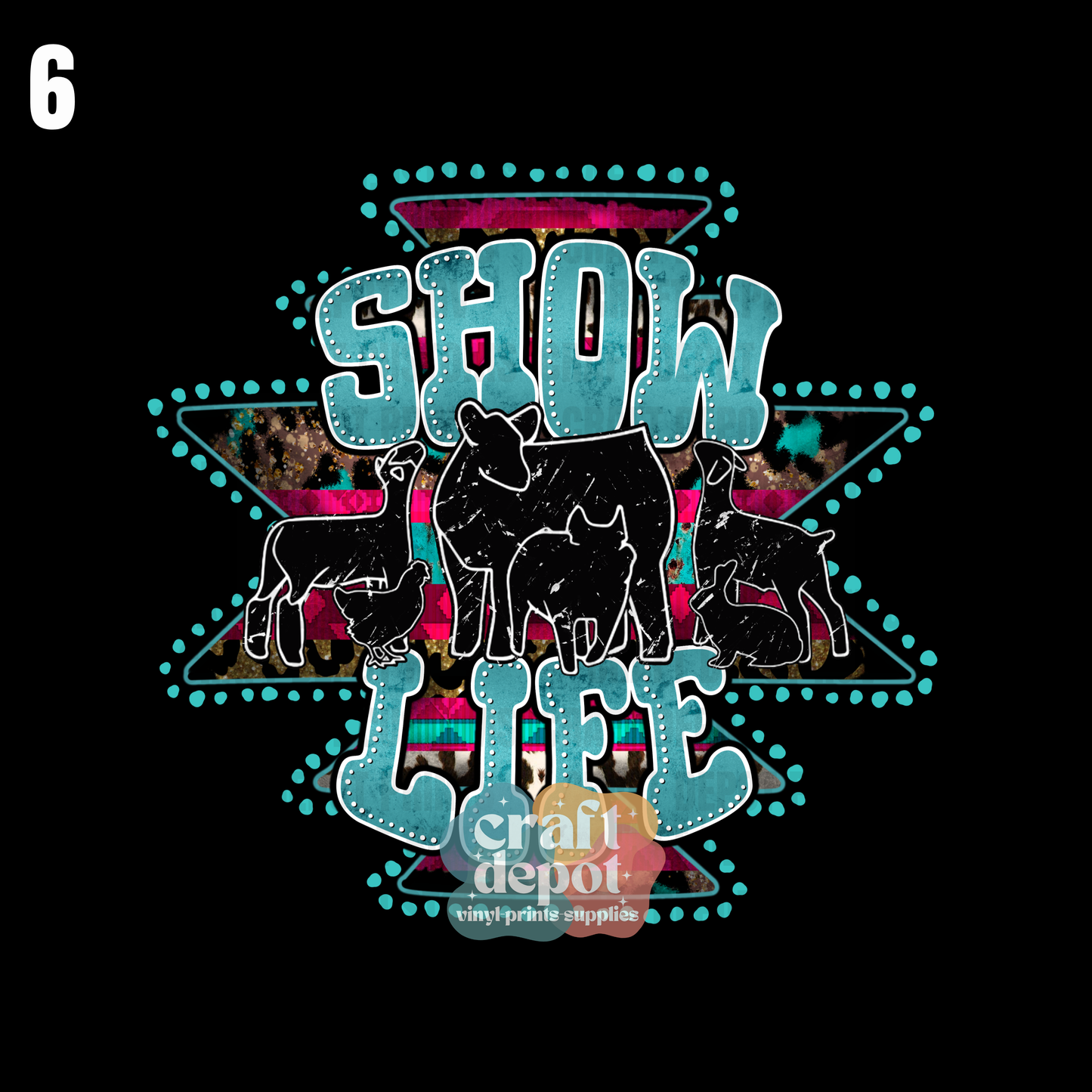 DTF PRINT- Livestock Show-Western- Country-Rodeo-6