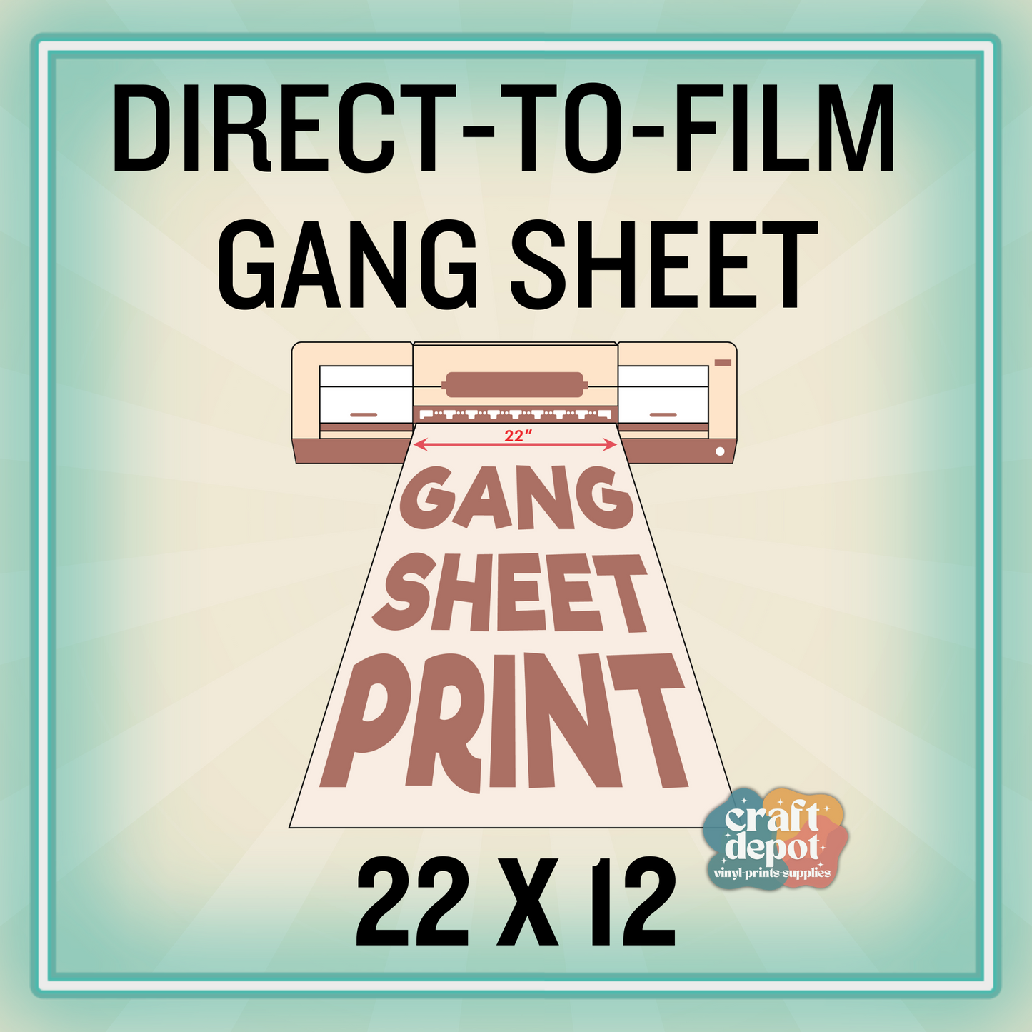 Direct to Film-GANG SHEET-22x12