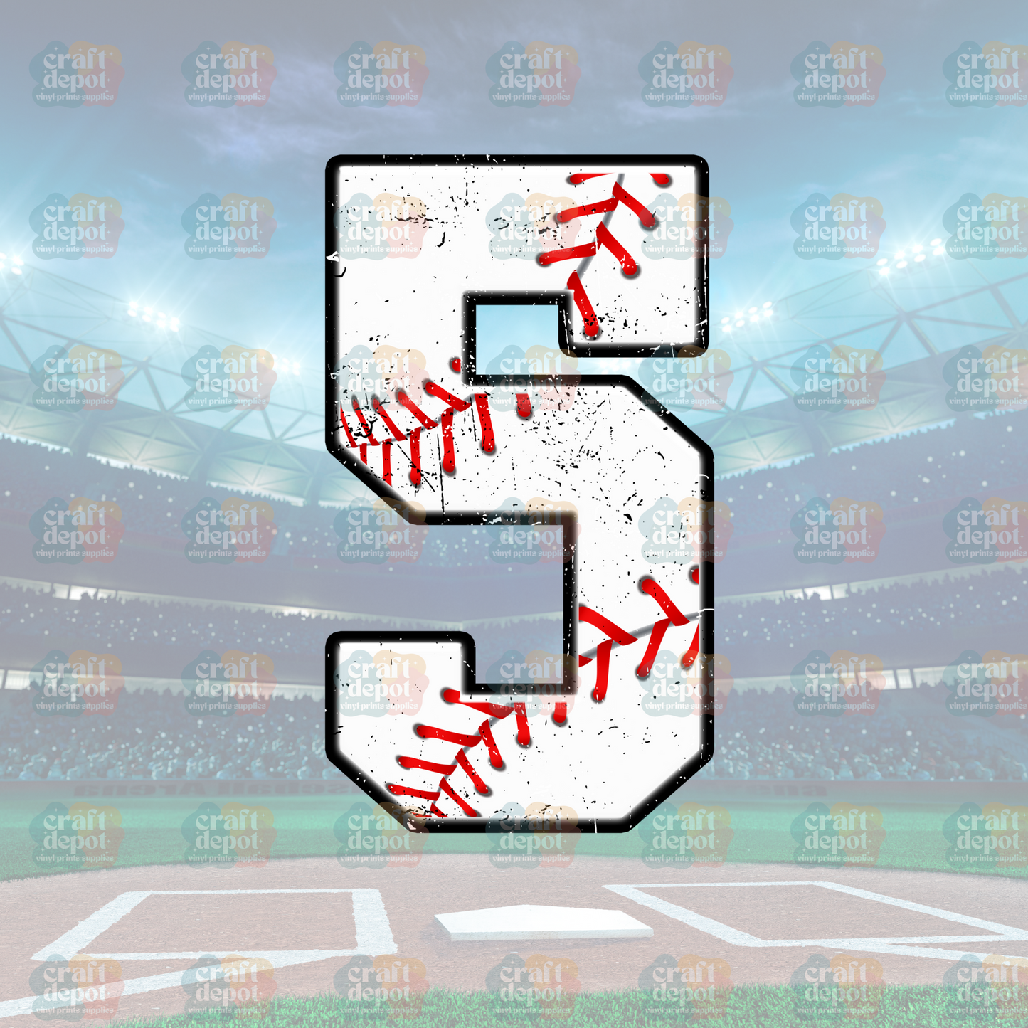 DTF PRINT-Baseball-Jersey Numbers