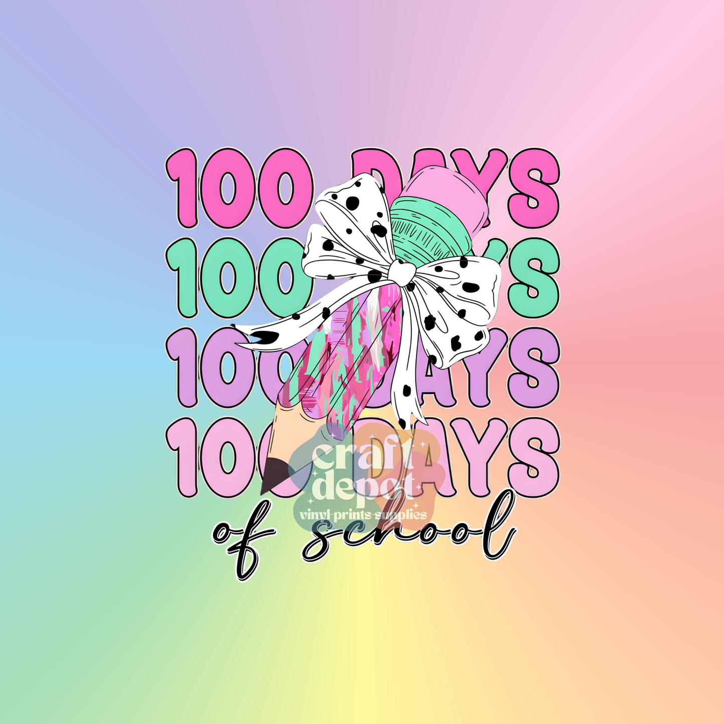 DTF PRINT-100 Days of School-72
