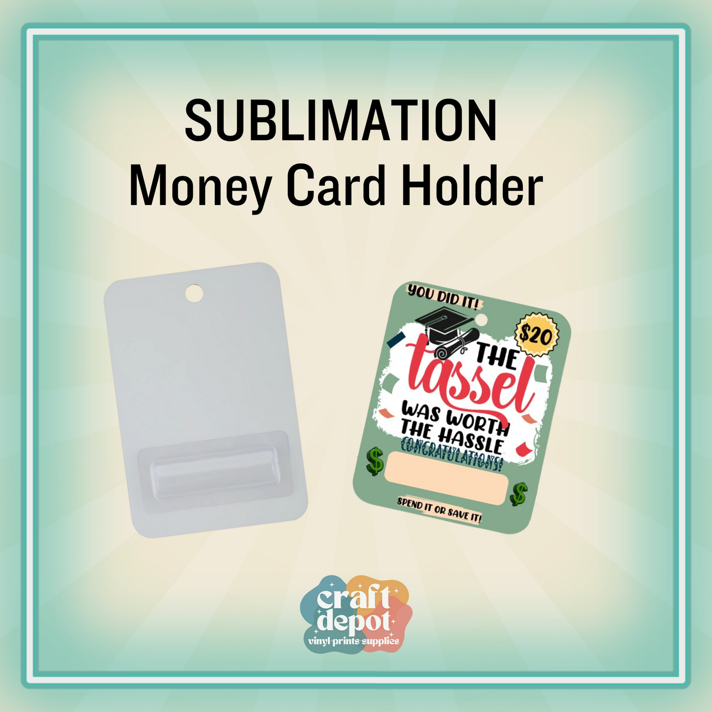 SUBLIMATION-Money Card Holder