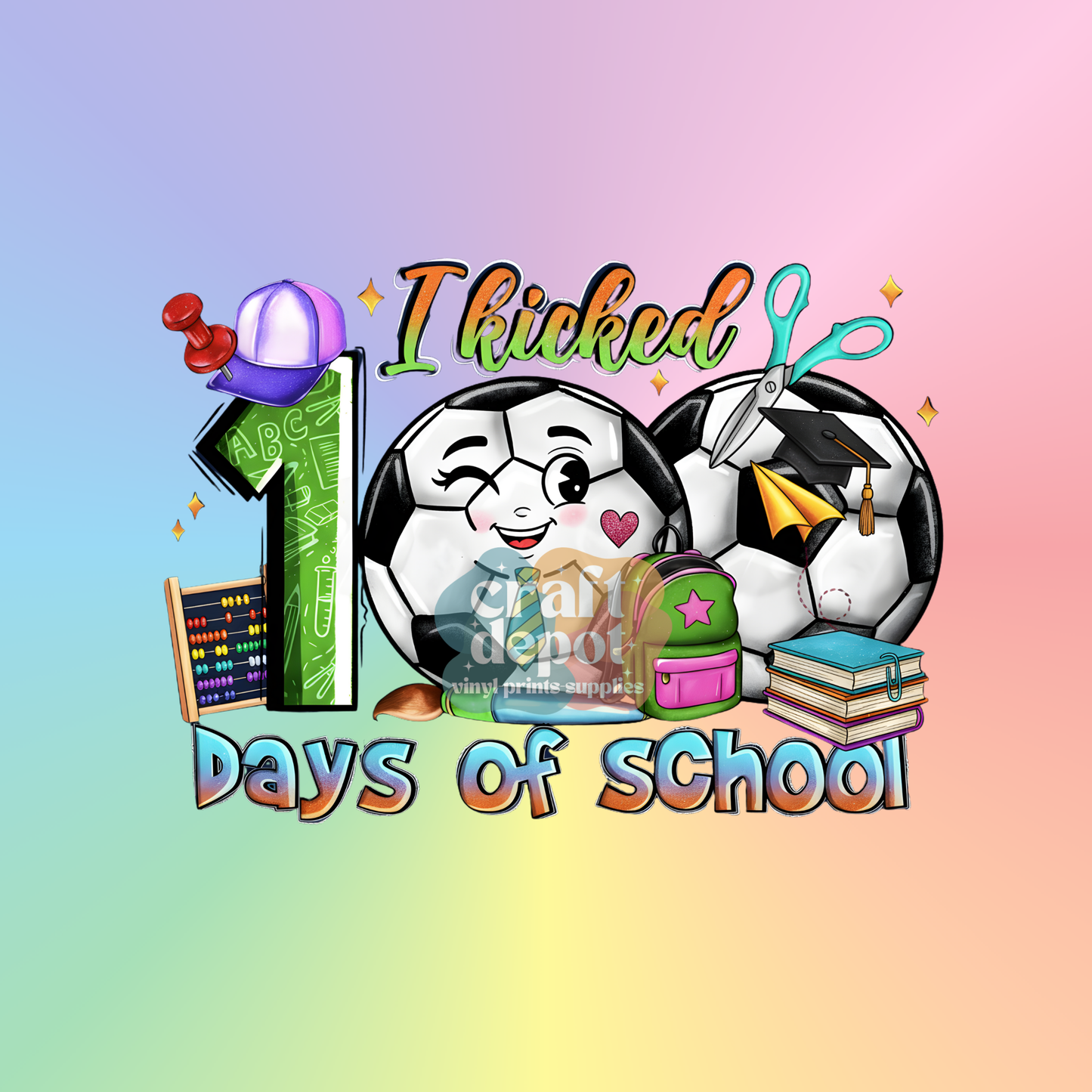 DTF PRINT-100 Days of School-78