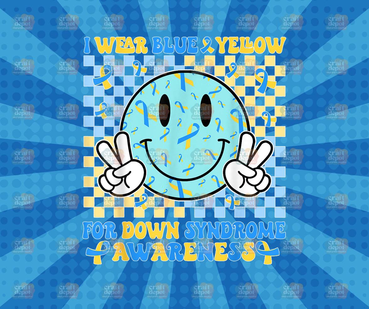 DTF PRINT-Down Syndrome Awareness