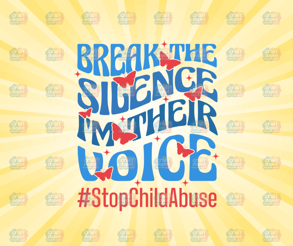 DTF PRINT-Break the Silence-April