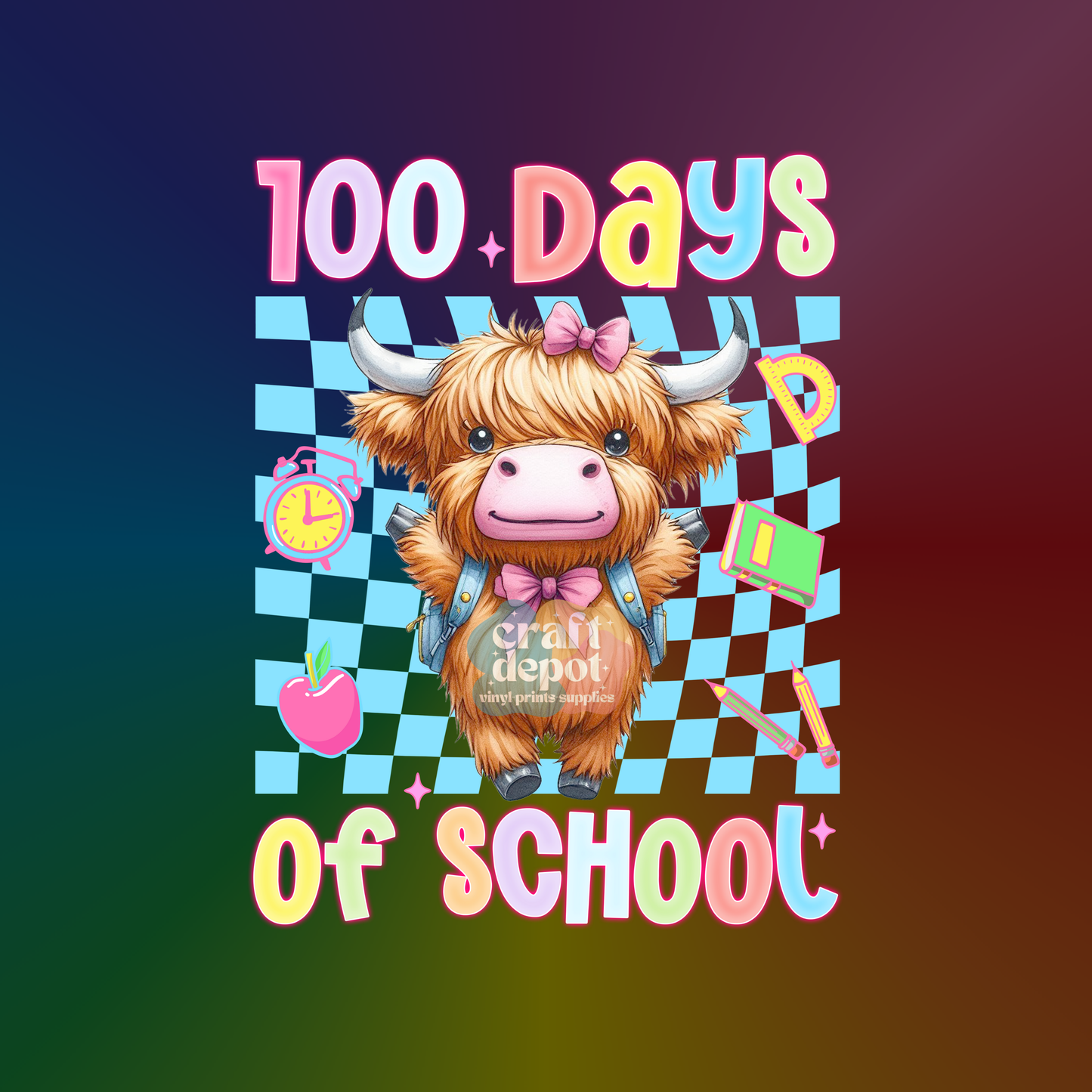 DTF PRINT-100 Days of School-82