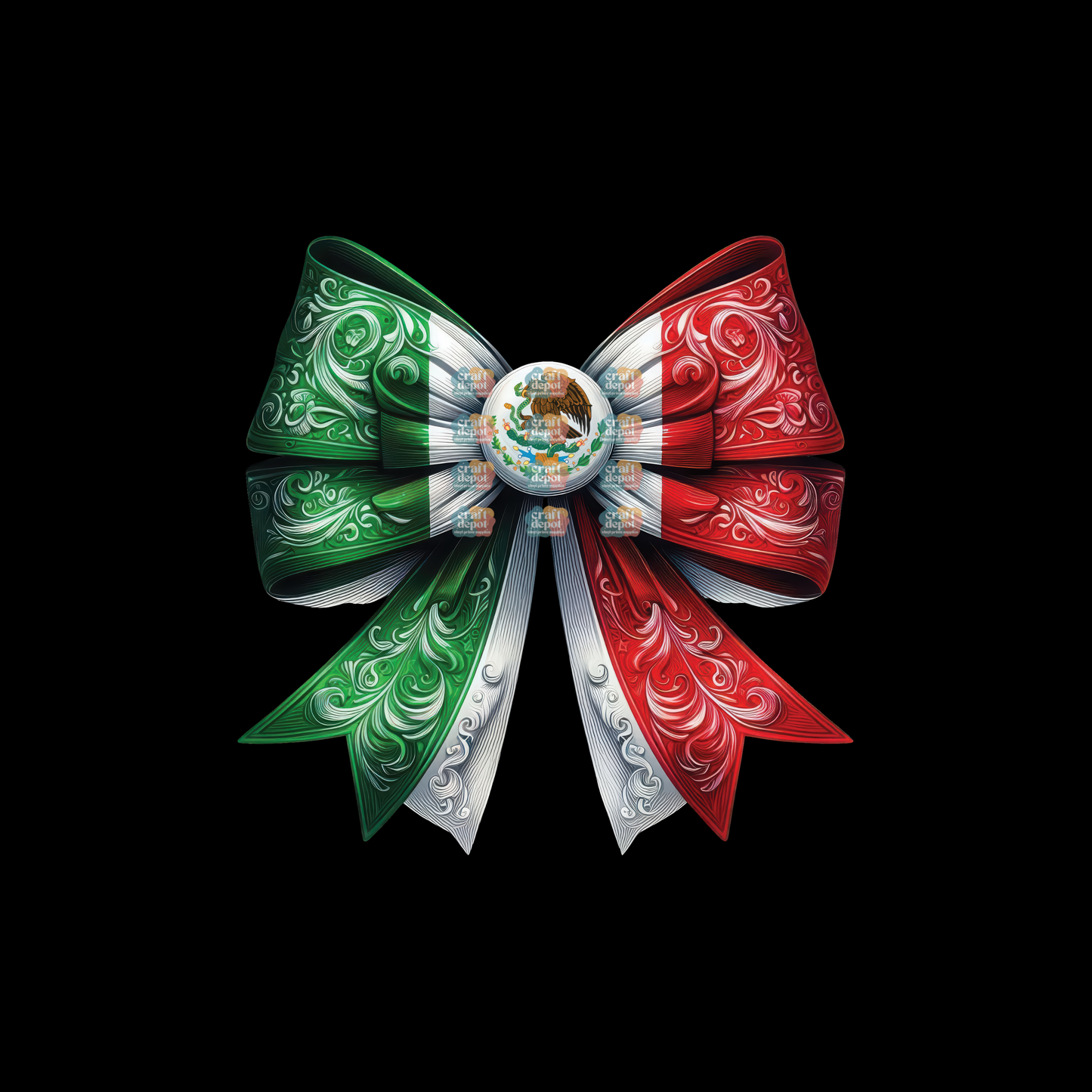 DTF PRINT-Mexican Flag Coquette Bowl-September
