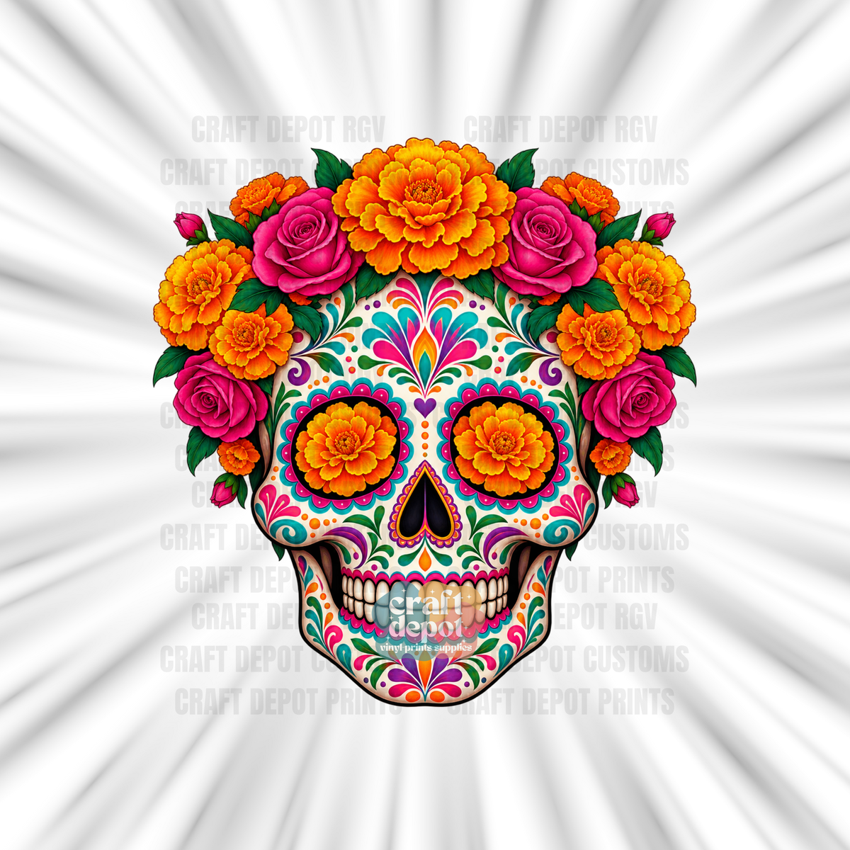 DTF PRINT-Catrina-Dia De Los Muertos-8