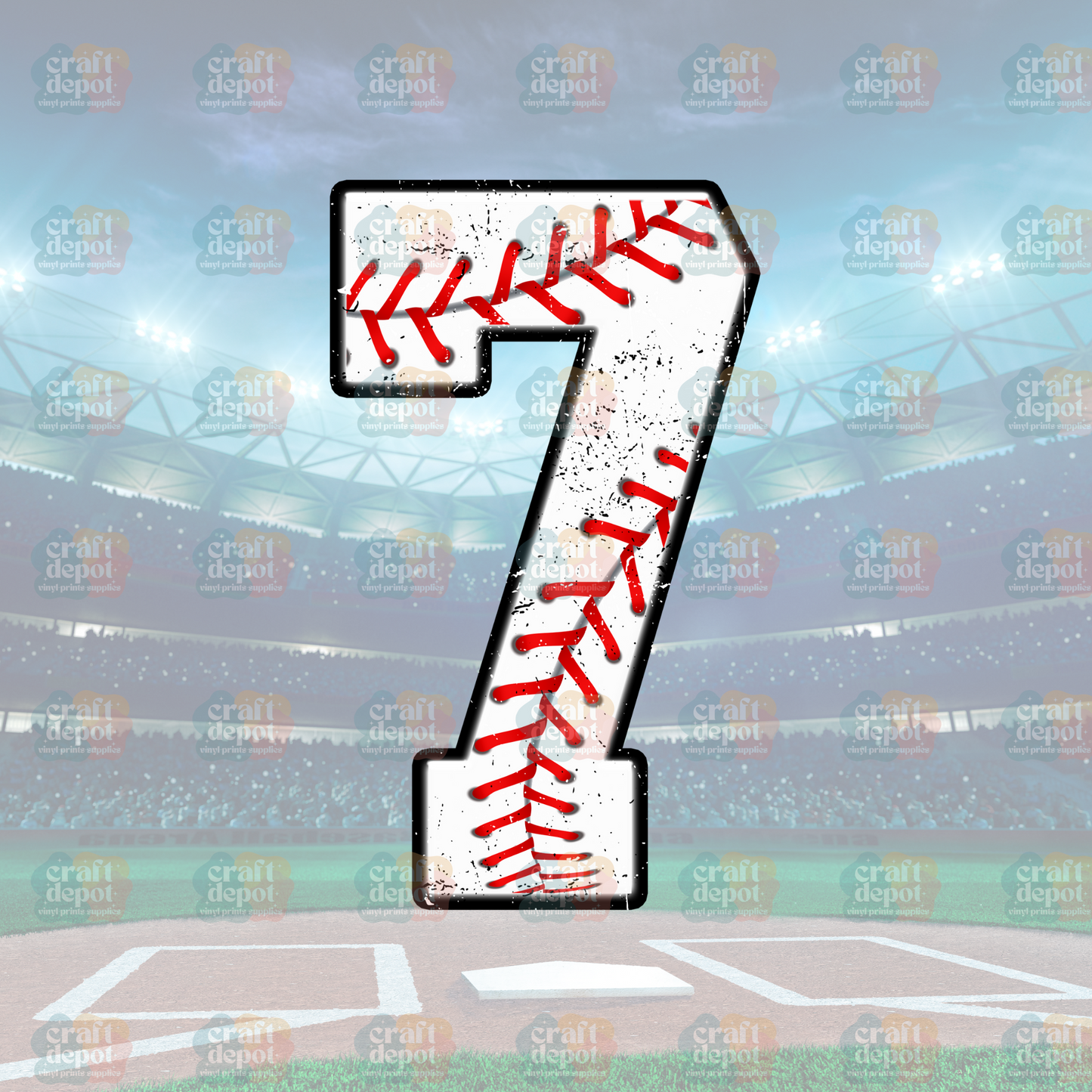 DTF PRINT-Baseball-Jersey Numbers