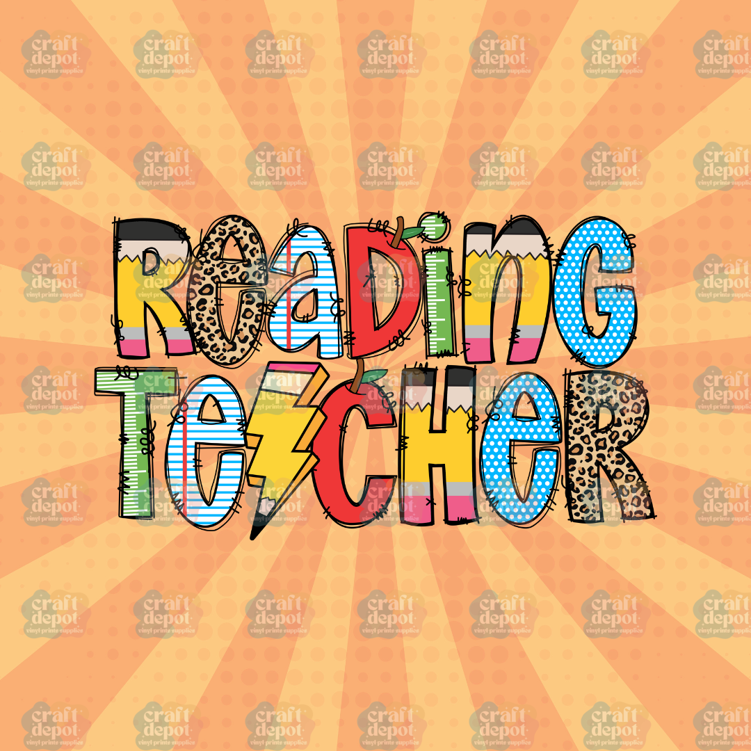 DTF PRINT-ReadingTeacher-School