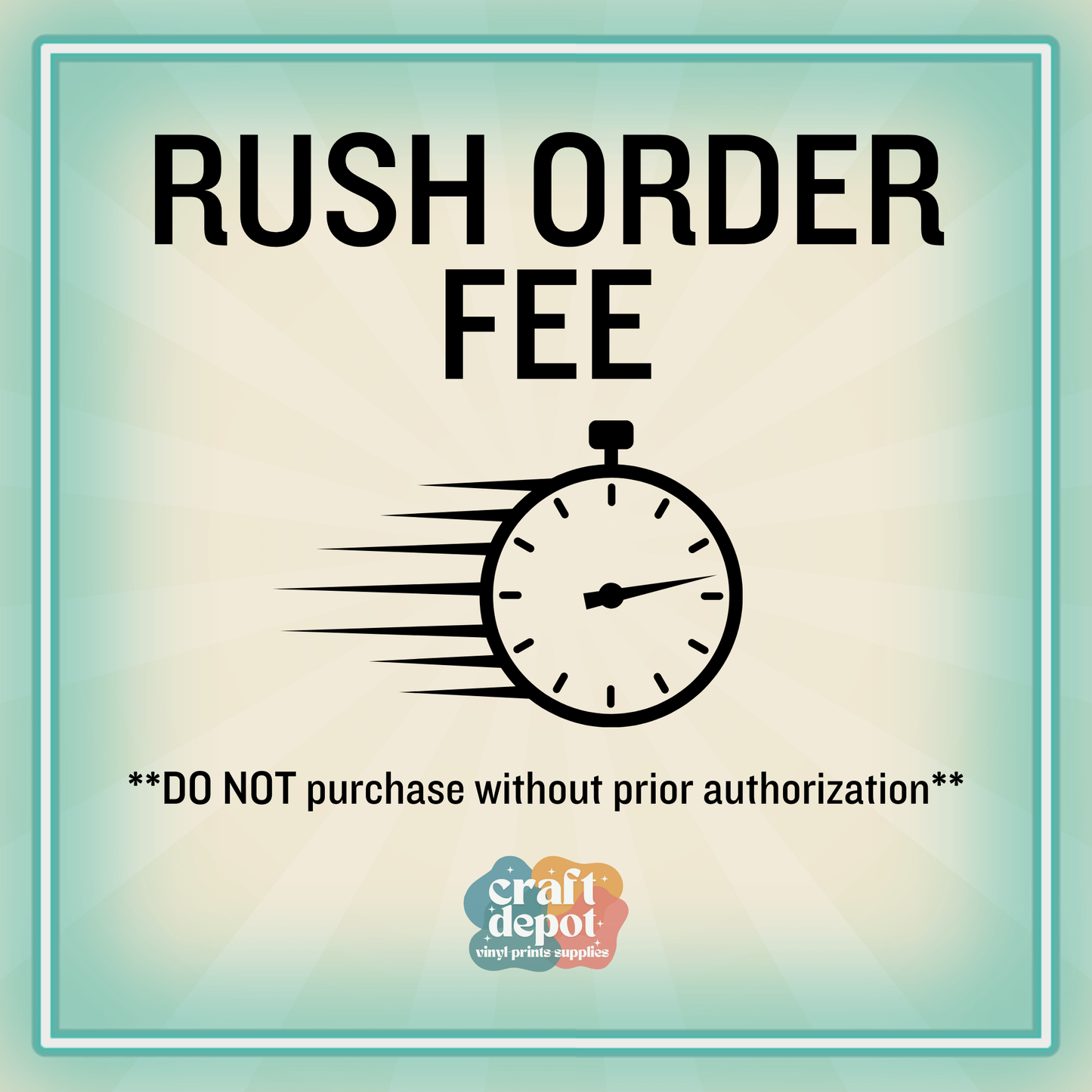 Rush Fee