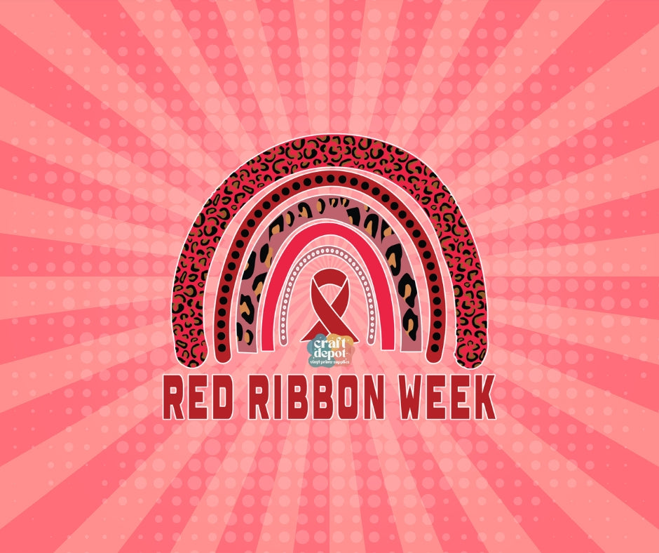 DTF PRINT-Red Ribbon Week-Drug Free-October-8