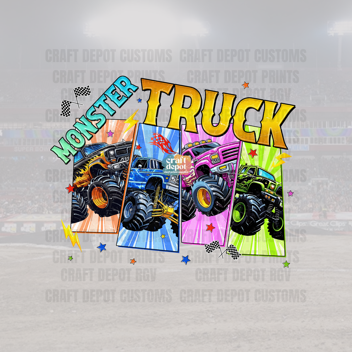 DTF PRINT-Monster Trucks-8