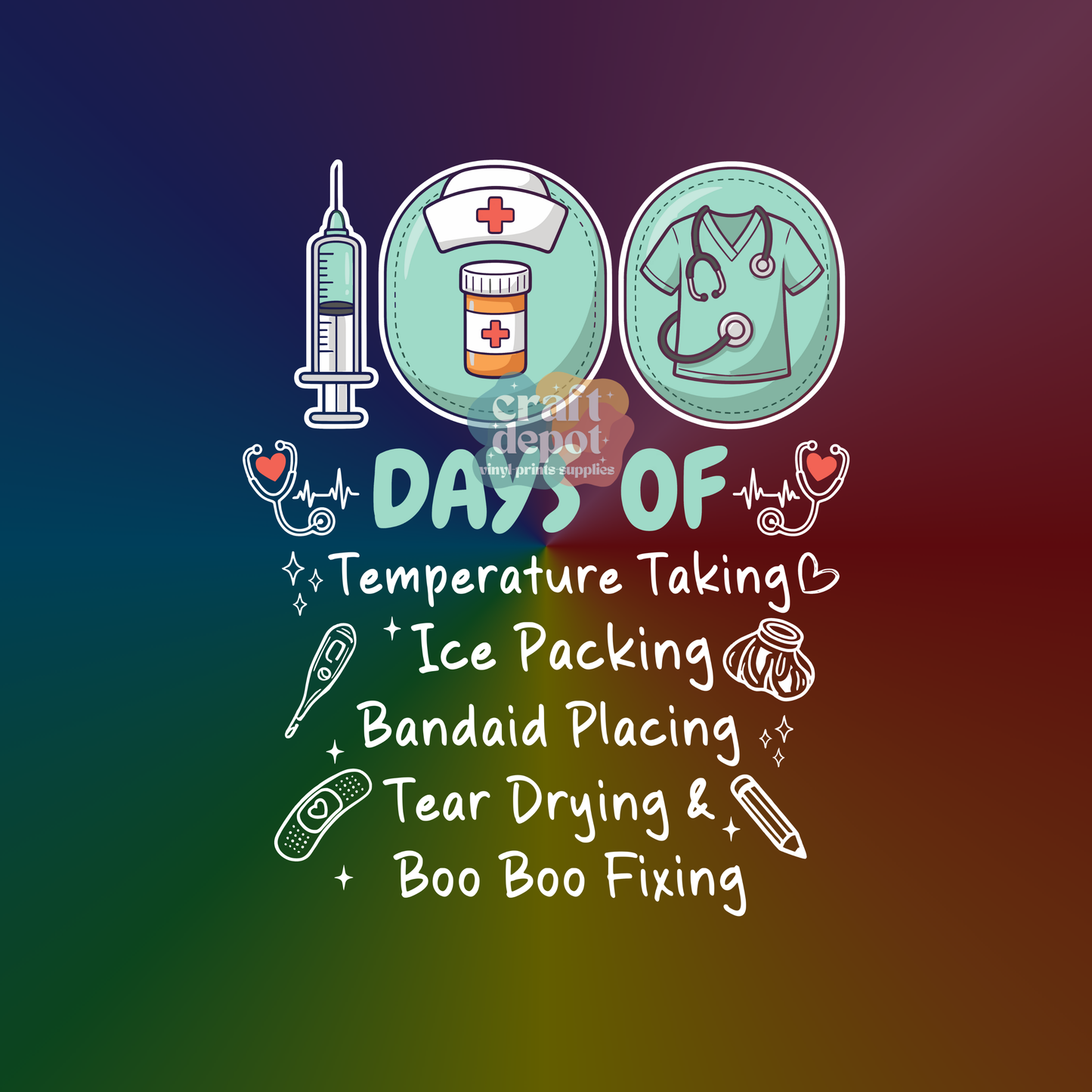 DTF PRINT-100 Days of School-98