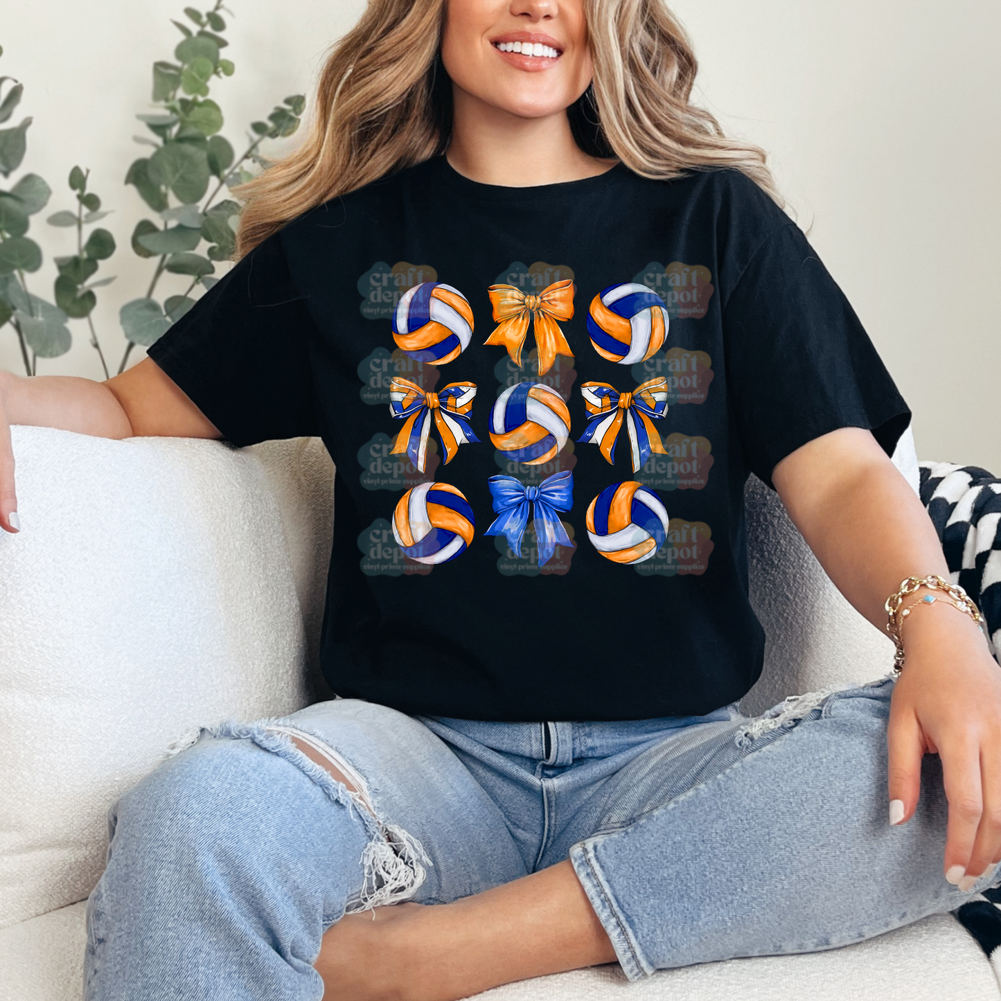 DTF Print-Volleyball Coquette