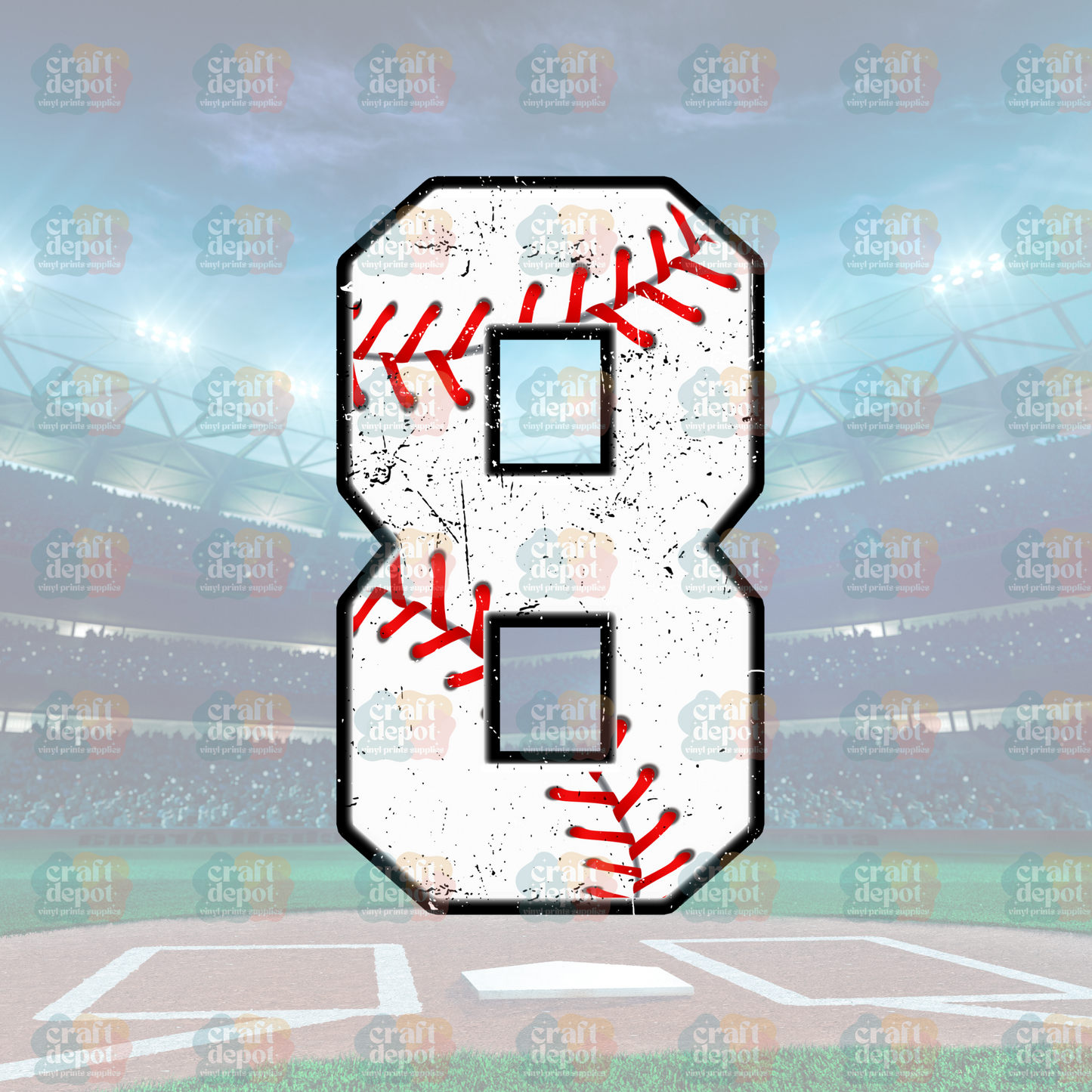 DTF PRINT-Baseball-Jersey Numbers
