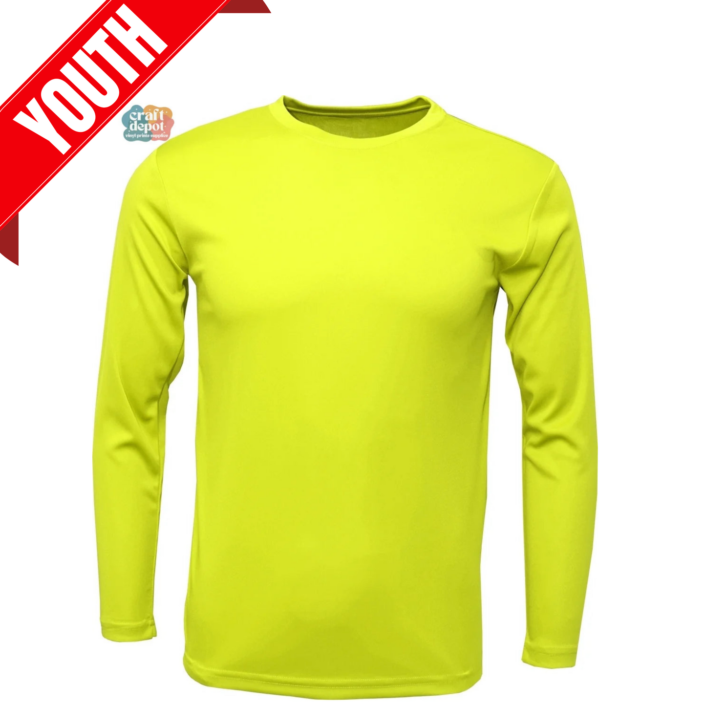 BAW-DriFit-Long Sleeve-YOUTH-XT96Y-NEON
