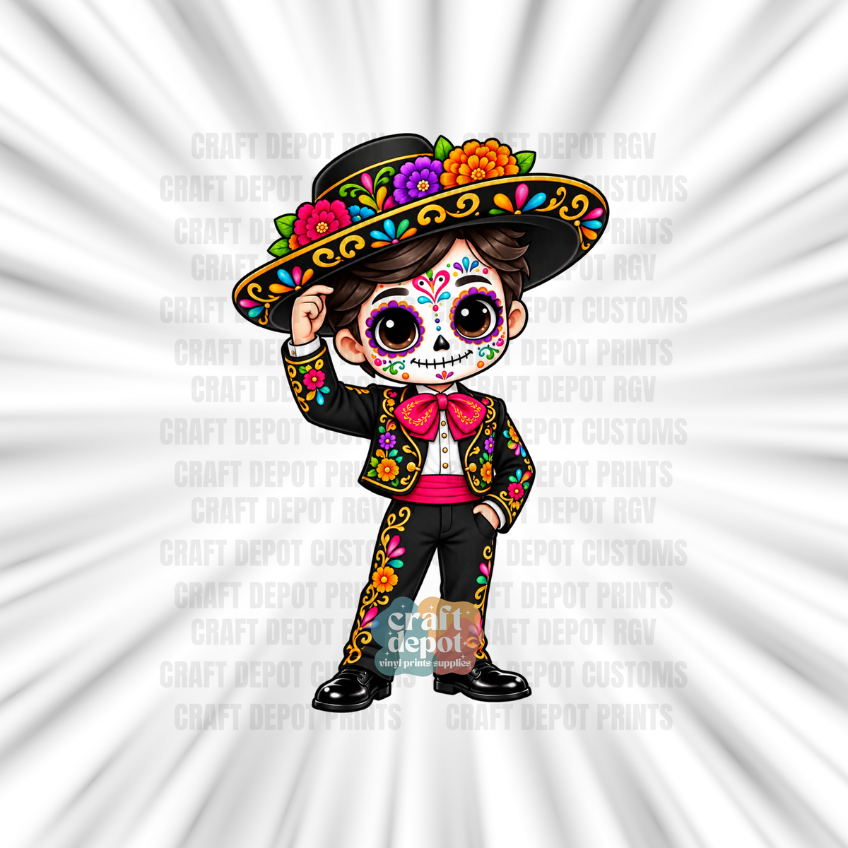 DTF PRINT-Catrina-Dia De Los Muertos-36