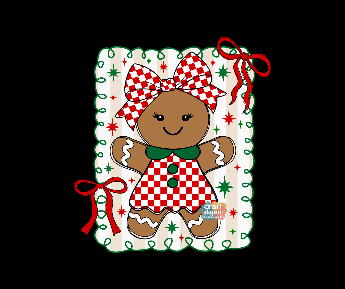 DTF PRINT-Winter-Christmas-Gingerbread-1