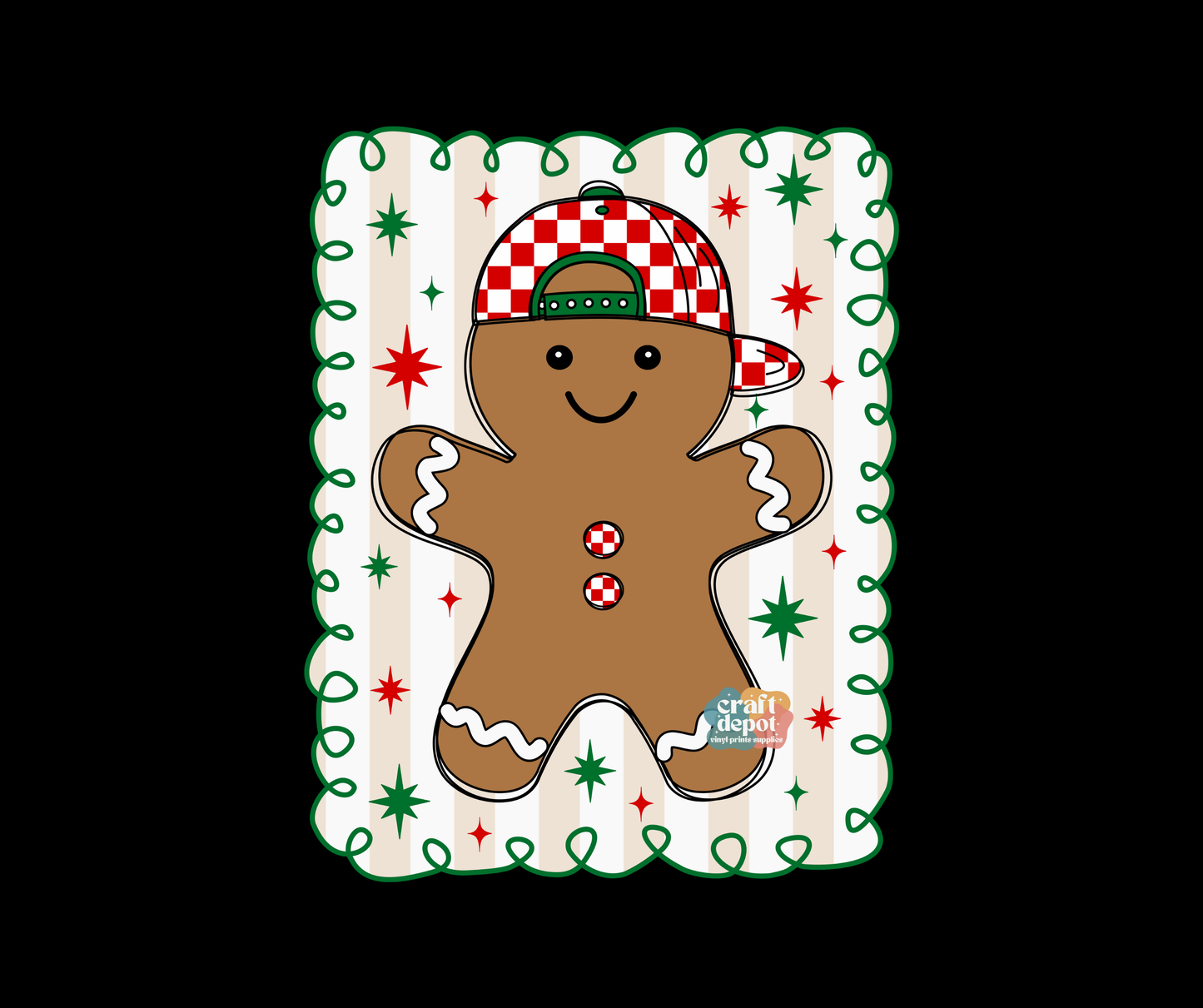 DTF PRINT-Winter-Christmas-Gingerbread-4