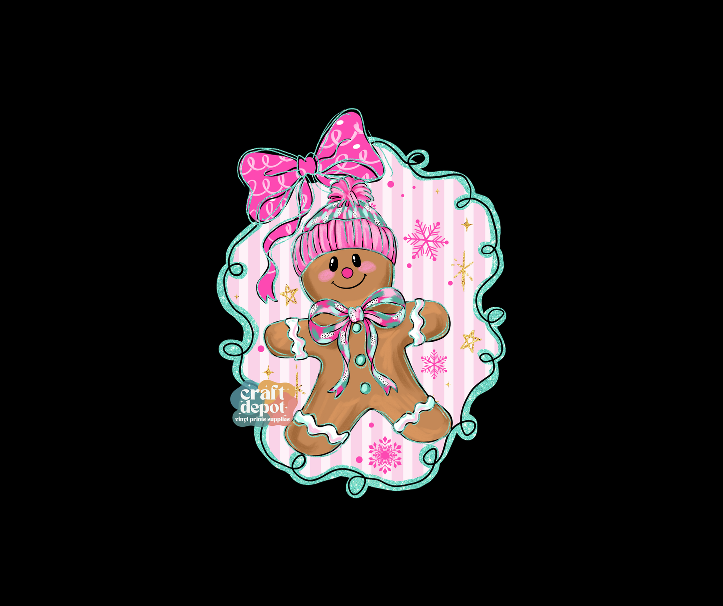 DTF PRINT-Winter-Christmas-Gingerbread-9
