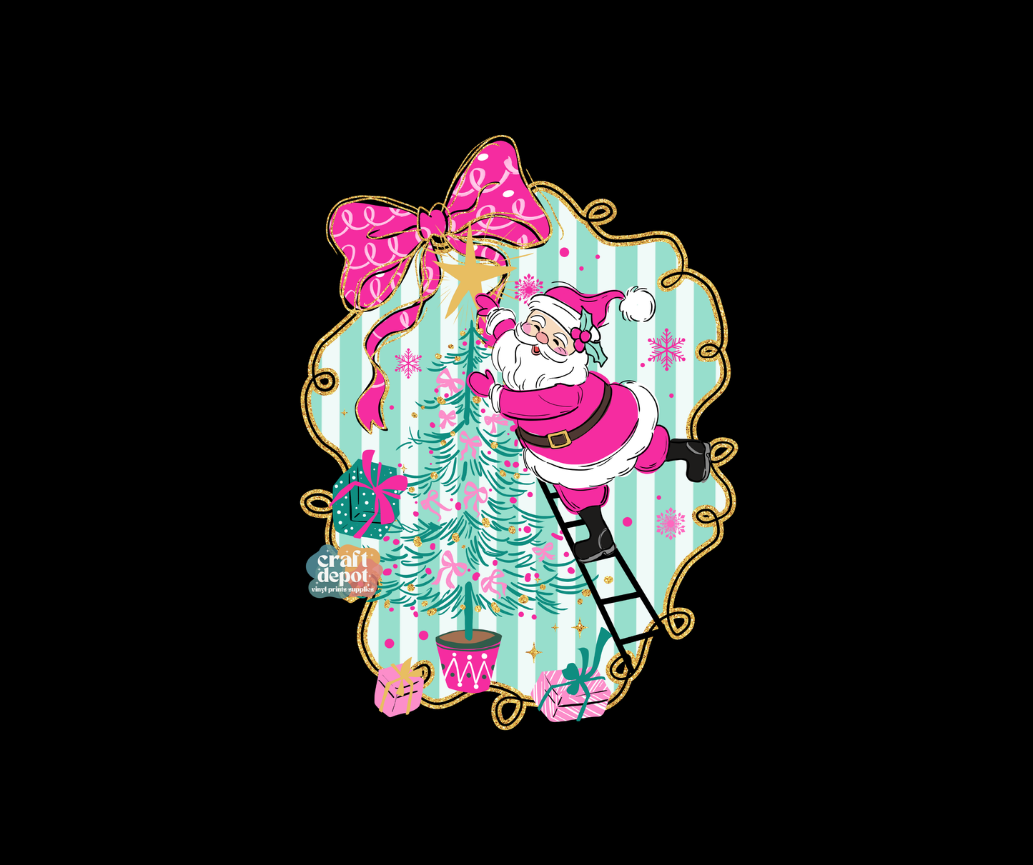 DTF PRINT-Winter-Christmas-Santa-10