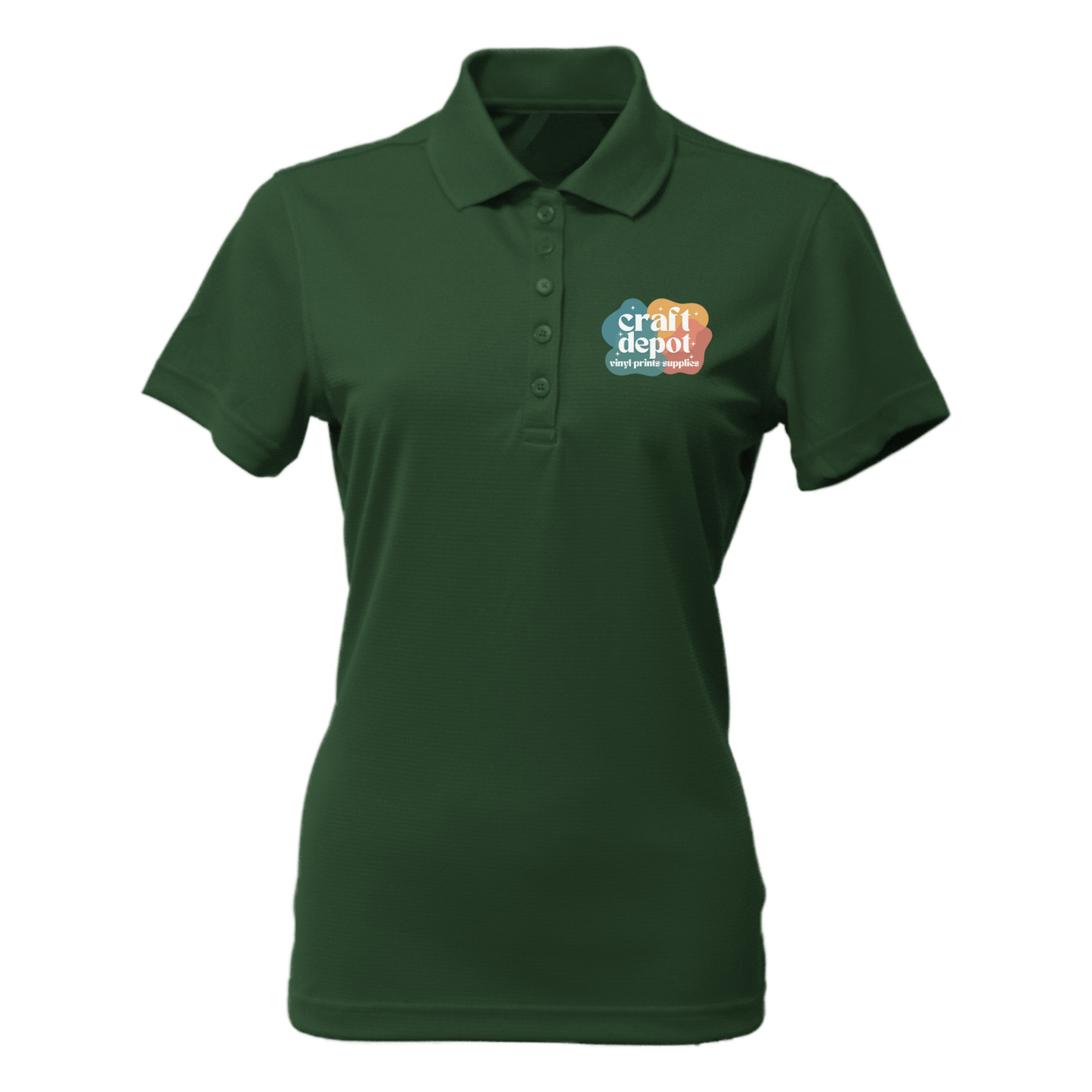PRE-ORDER-BLANK EC407-Ladies Polo-Cool-Tek Short Sleeve