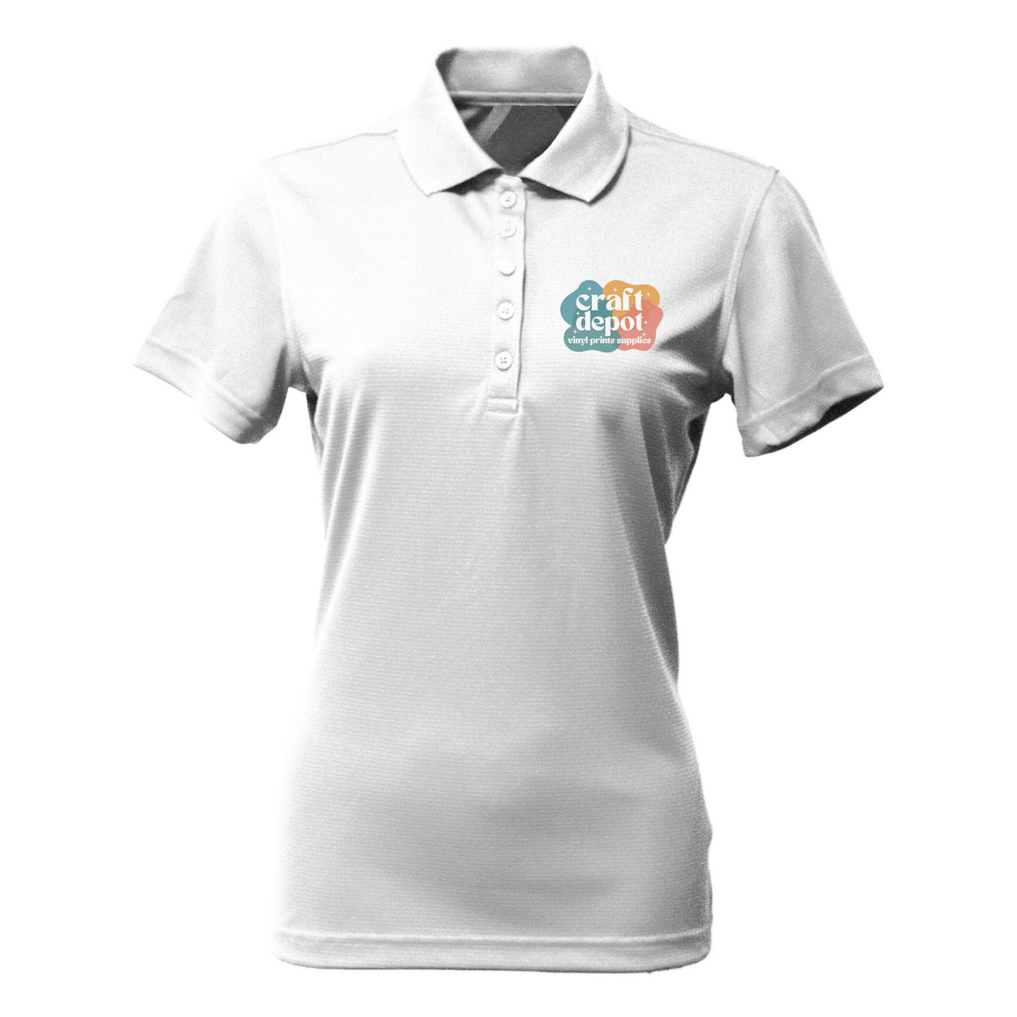 PRE-ORDER-BLANK EC407-Ladies Polo-Cool-Tek Short Sleeve