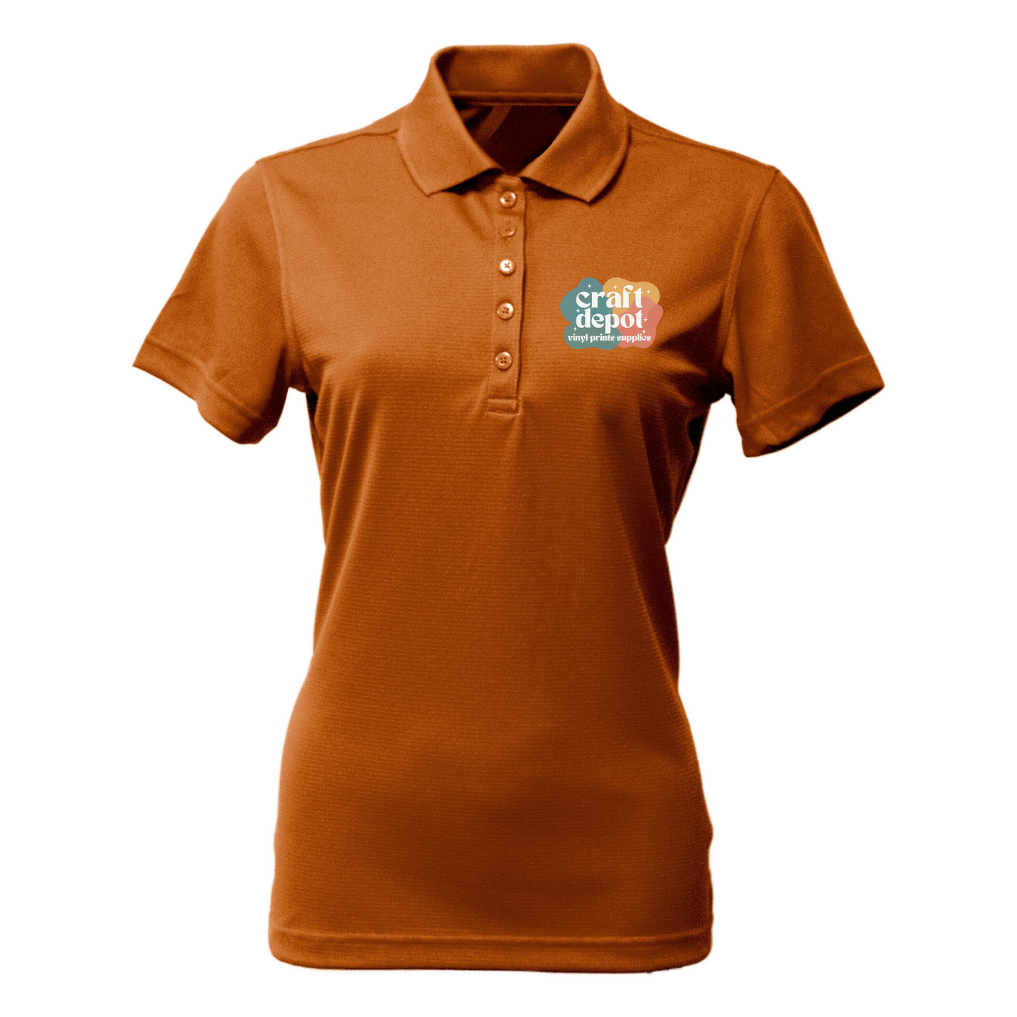 PRE-ORDER-BLANK EC407-Ladies Polo-Cool-Tek Short Sleeve