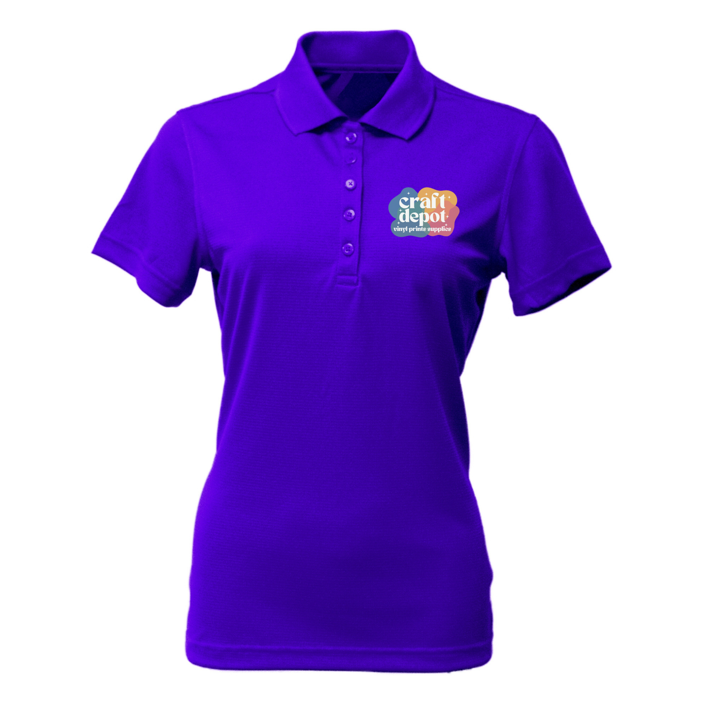 PRE-ORDER-BLANK EC407-Ladies Polo-Cool-Tek Short Sleeve
