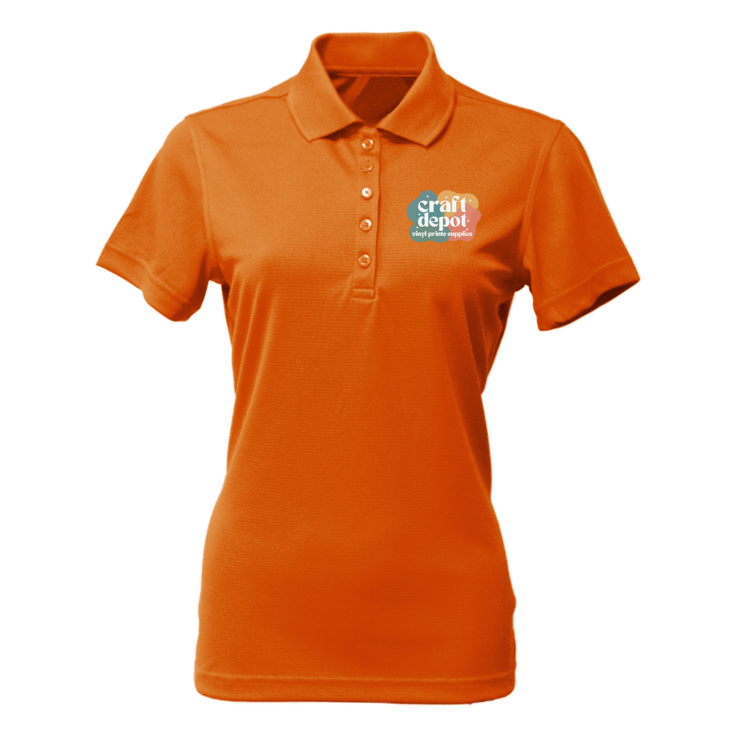 PRE-ORDER-BLANK EC407-Ladies Polo-Cool-Tek Short Sleeve