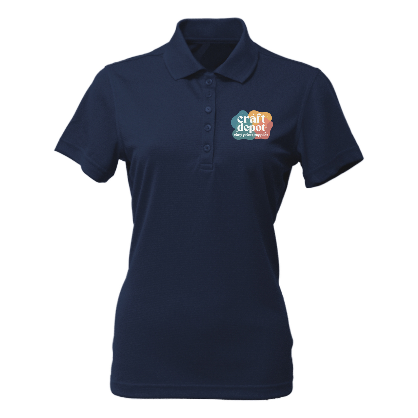 PRE-ORDER-BLANK EC407-Ladies Polo-Cool-Tek Short Sleeve