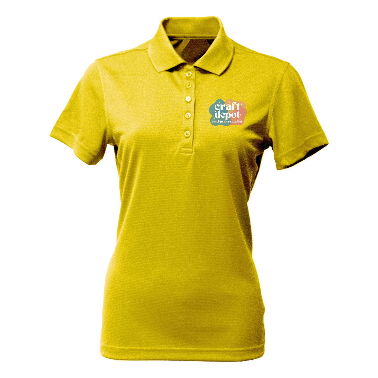 PRE-ORDER-BLANK EC407-Ladies Polo-Cool-Tek Short Sleeve
