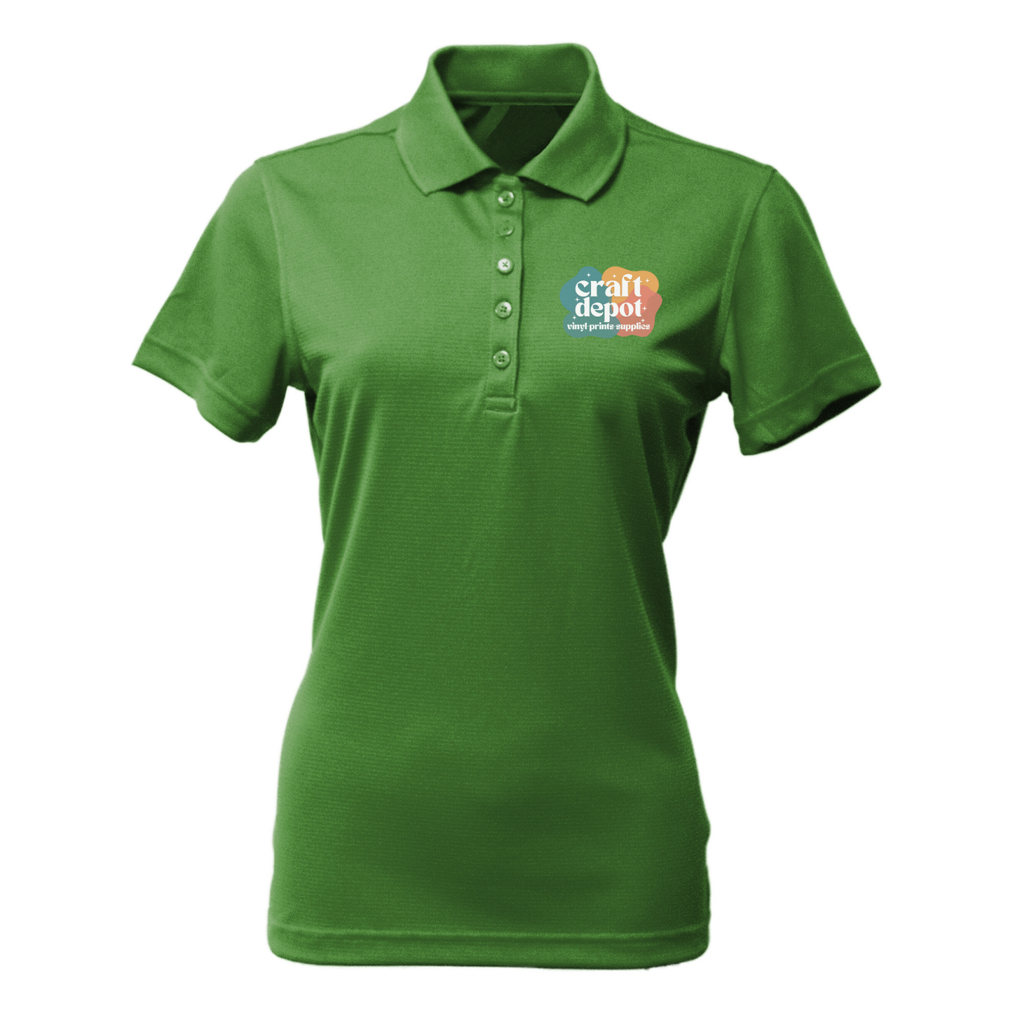PRE-ORDER-BLANK EC407-Ladies Polo-Cool-Tek Short Sleeve