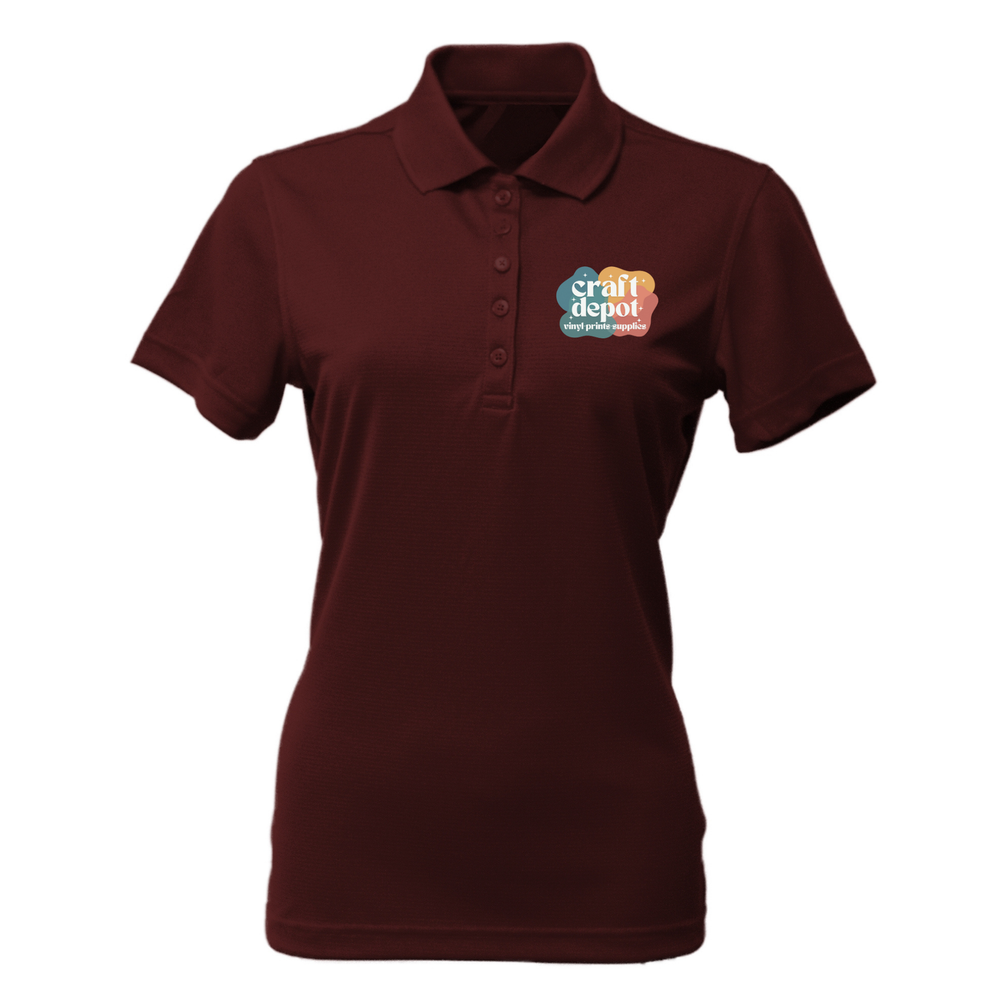 PRE-ORDER-BLANK EC407-Ladies Polo-Cool-Tek Short Sleeve