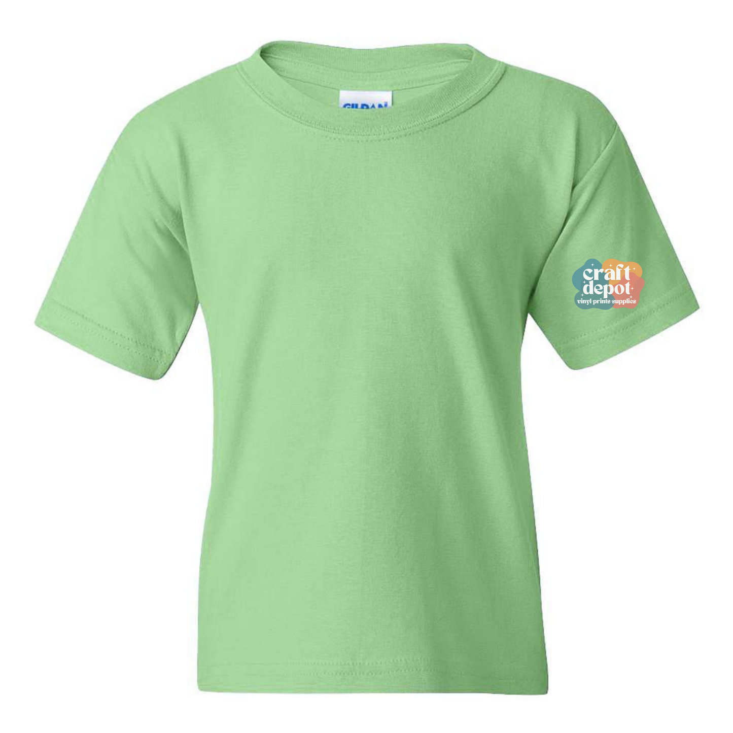 Gildan-YOUTH-Heavy Cotton-Mint Green