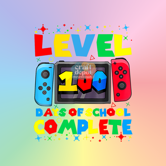 DTF PRINT-100 Days of School-100