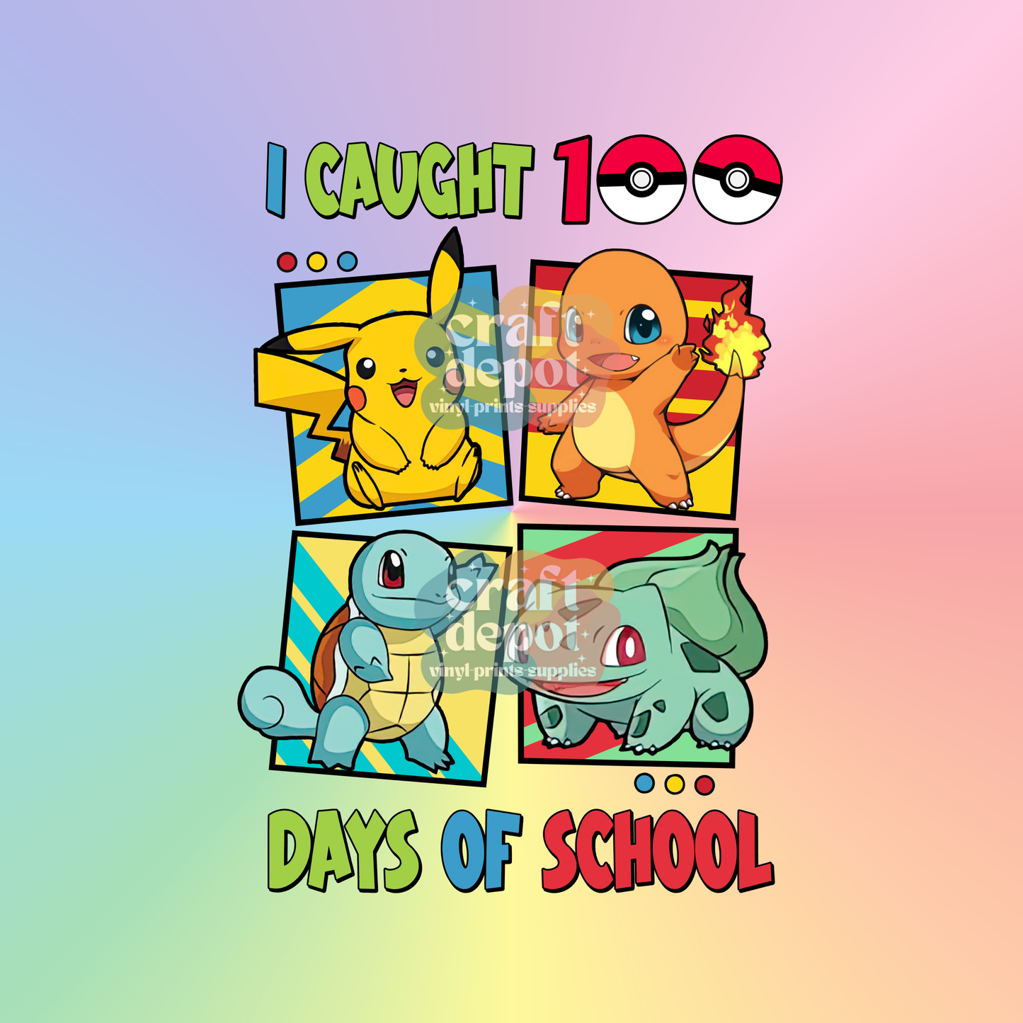 DTF PRINT-100 Days of School-108