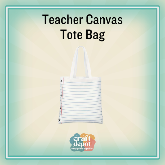 Teacher Canvas Tote-Gift