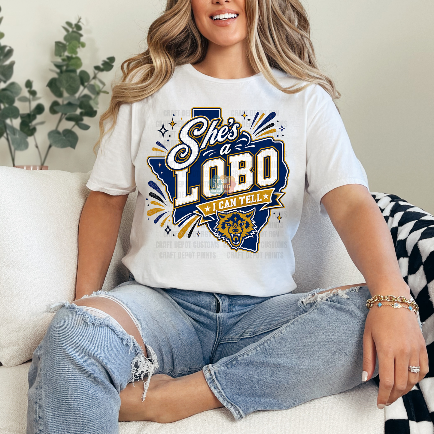 DTF PRINT-She's a Lobo
