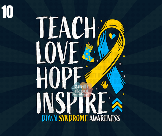 DTF PRINT- March-Down Syndrome Awareness-10