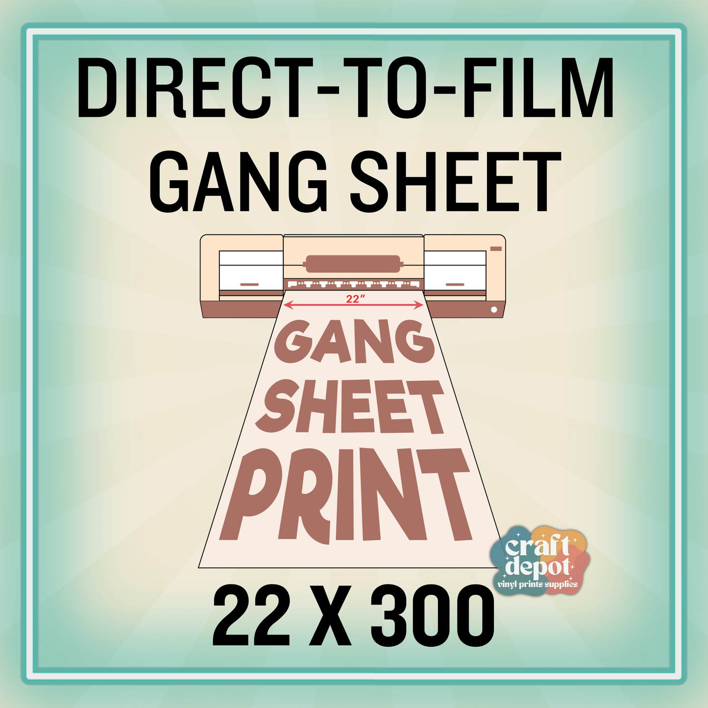 DTF Direct to Film-GANG SHEET-22x300