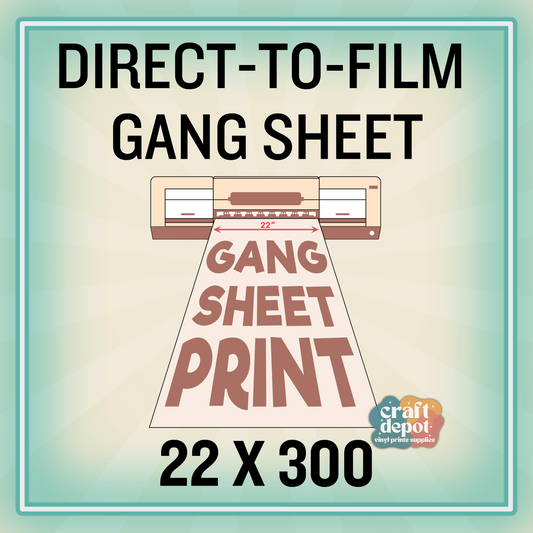 DTF Direct to Film-GANG SHEET-22x300