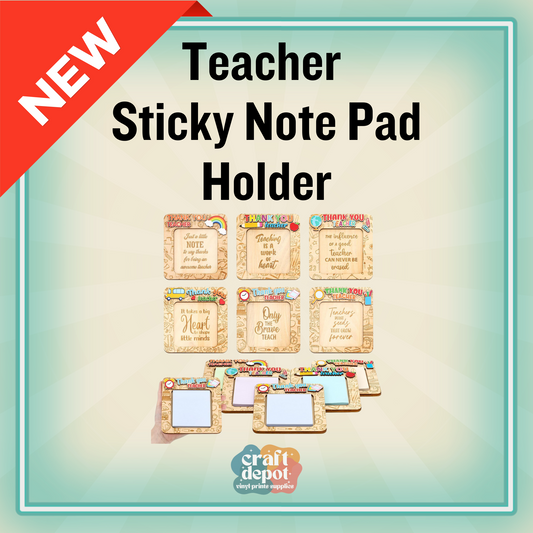 Teacher Gift-Sticky Note Holder