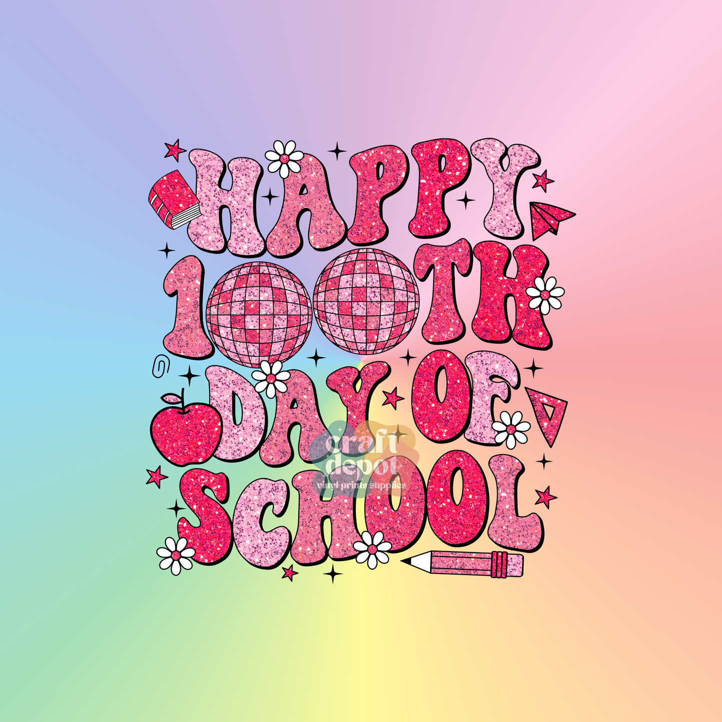 DTF PRINT-100 Days of School-115