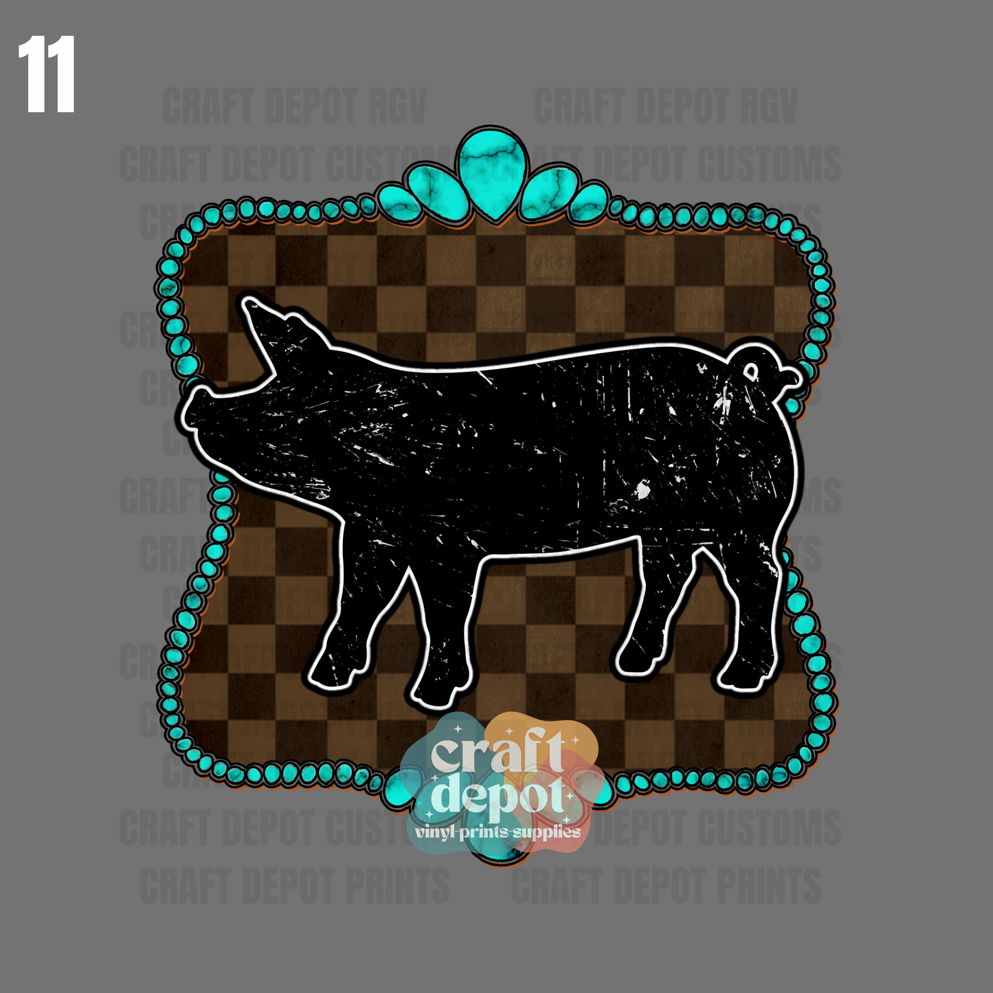 DTF PRINT- Livestock Show-Western- Country-Rodeo-11
