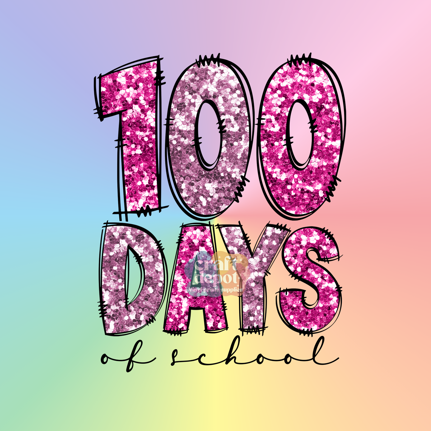 DTF PRINT-100 Days of School-121